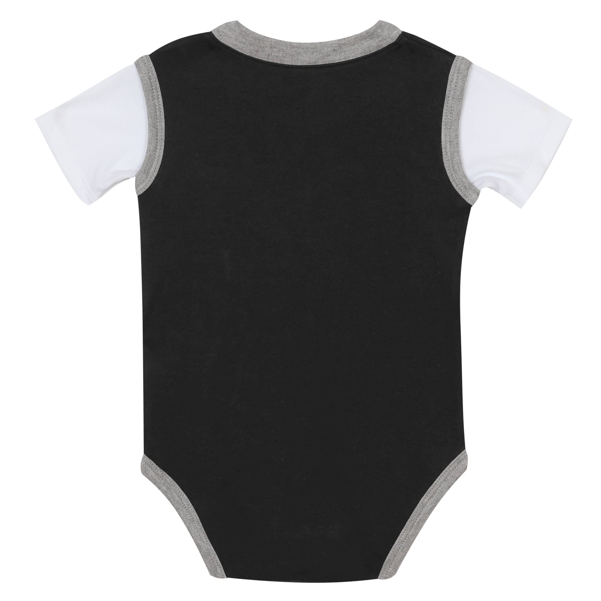 Ensemble body et pantalon deux pièces en jersey noir/gris chiné Baltimore Ravens pour bébé Outerstuff